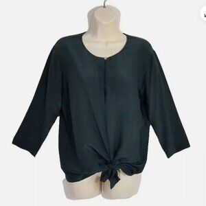 CLUB MONACO Silk Top Blouse 6044E1M